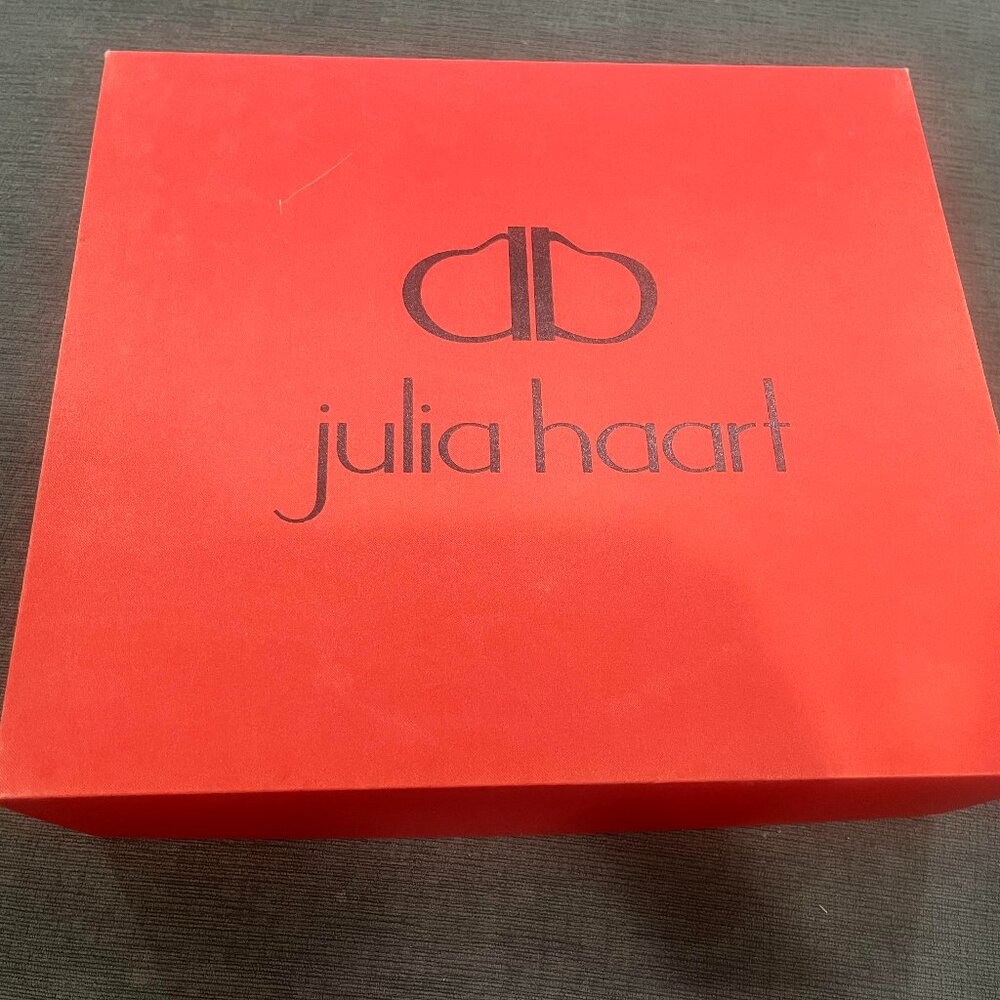 *RARE* Julia Haart Blue and Red Crystal Pave Pumps (never worn, new in box) - Picture 2 of 7